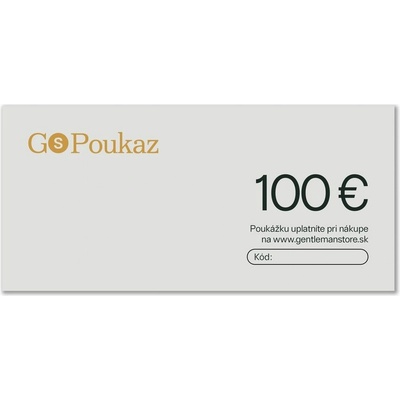 Gentleman Store GS Poukážka — 100 €