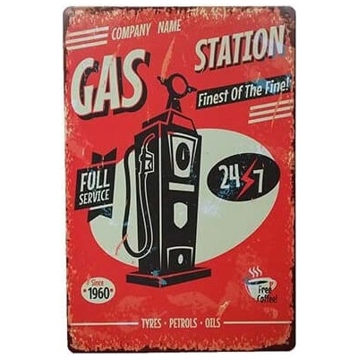 Ceduľa Gas Station