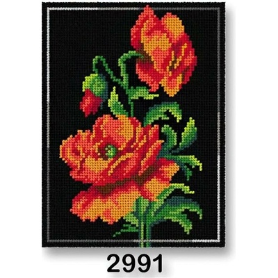 VTC Vyšívací předloha 70246 2991 vlčí mák červená 18x24cm – Hledejceny.cz