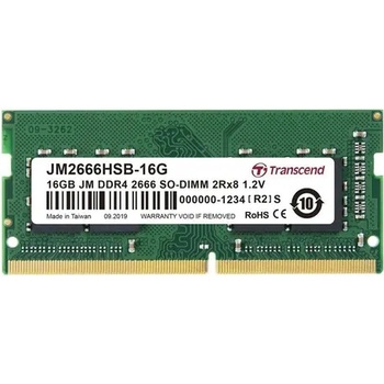 Transcend JetRam DDR4 16GB 2666MHz CL19 (1x16GB) JM2666HSB-16G