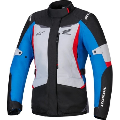 Alpinestars Stella ST-1 WP HONDA 2025 Lady sivo-modro-čierno-červená