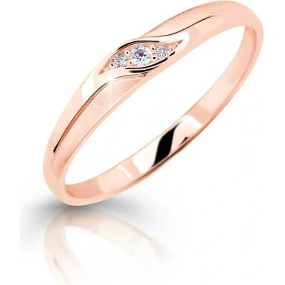 Cutie Jewellery gold dámský prsten Z6815 2844 ze zlata se zirkonem Růžová