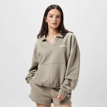 Image 1 of Jack Wills Блуза Jack Wills Women's Graphic Crew Sweatshirt - Taupe