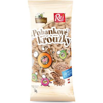 REJ Food Pohánkové krúžky bez soli 50 g