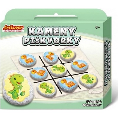 Kameny/piškvorky Dinosauři kreativní sada