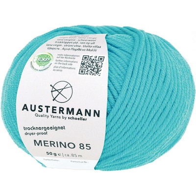 Pletací příze Austermann Merino 85 EXP Barva: 70 TUERKIS