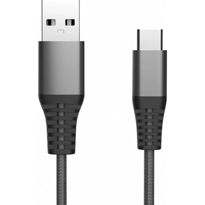 Winner WINKABTYCBL USB-C, 3A, 2m, černý
