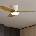 Brilagi Brilagi-LED регулируем таванен вентилатор LED/30W/230V 3000-6500K бял/кафяв+DO (BG1609)