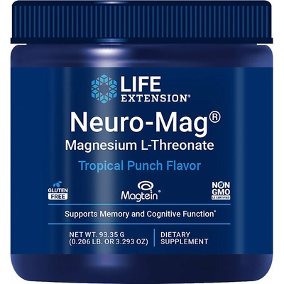 Life Extension Neuro-Mag Magnesium hořčík L-treonát prášek 93,35 g