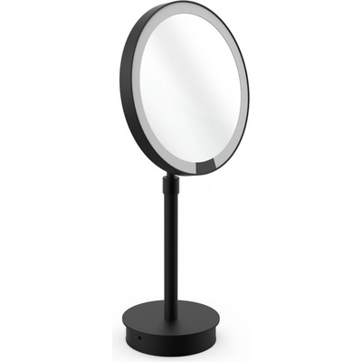 Decor Walther Увеличително козметично огледалце x5 Just Look Plus с USB гнездо черен мат (0125460)