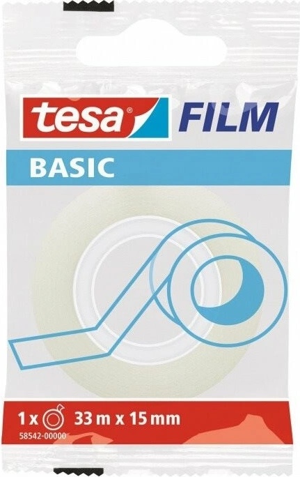 Tesa BASIC 15 mm x 33 m, transparentná