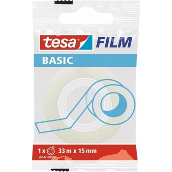 Tesa BASIC 15 mm x 33 m, transparentná