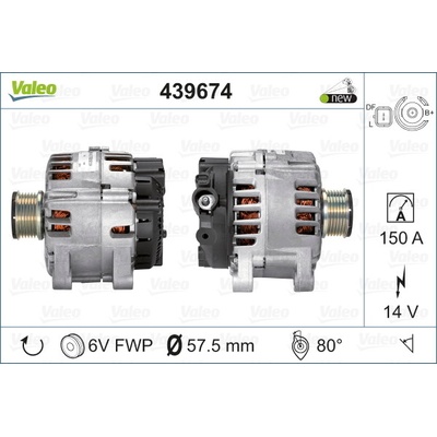 Alternátor VALEO 439674