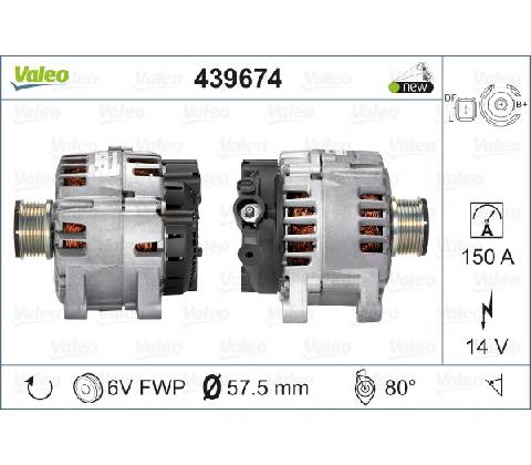 Alternátor VALEO 439674