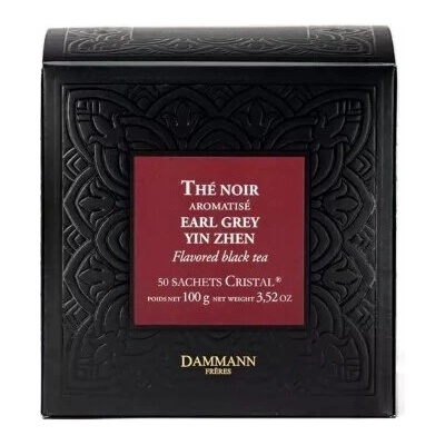 Dammann Čaj černý jako dárek Earl Grey Yin Zhen 50 sáčků