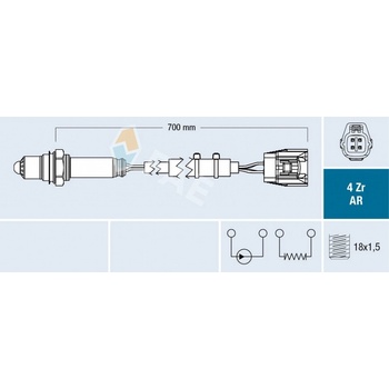 Lambda sonda FAE 75652