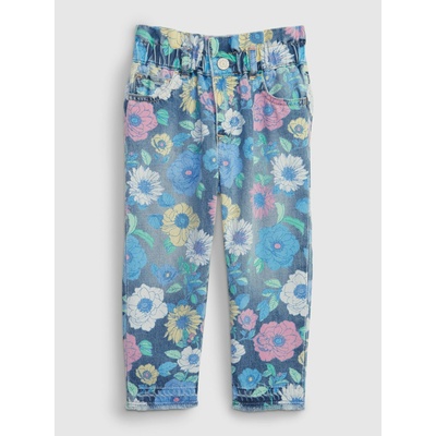 GAP Бебешки дънки mom floral GAP GAP | Sin | Момичешки | 80-86