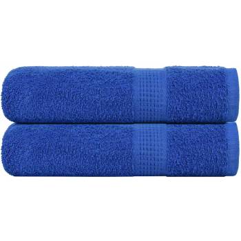 vidaXL Кърпи за душ FROGN 2 бр. сини 70x140 см 360 г/м2 (136713)