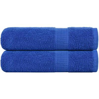 vidaXL Кърпи за душ FROGN 2 бр. сини 70x140 см 360 г/м2 (136713)
