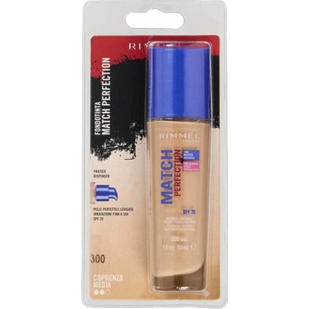 Rimmel London Match Perfection SPF20 tekutý make-up 300 Sand 30 ml