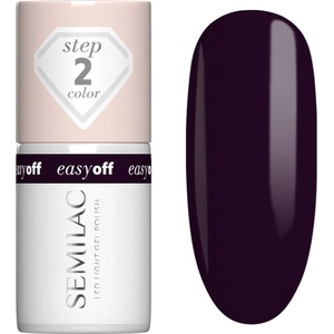 Semilac Easy Off Step 2 гел лак за нокти с използване на UV/LED лампа цвят Berry On Top 7ml