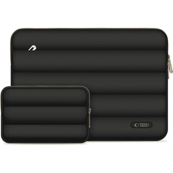Tech-Protect Калъф за лаптоп Tech-Protect Puffy Laptop Sleeve, до 14" (35.56 cm), текстил, специална подплата, черен (THP3474)