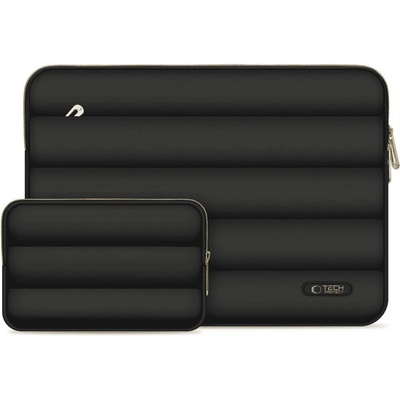 Tech-Protect Калъф за лаптоп Tech-Protect Puffy Laptop Sleeve, до 14" (35.56 cm), текстил, специална подплата, черен (THP3474)