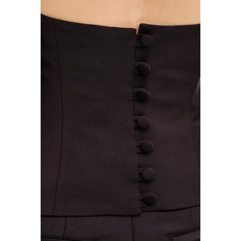 Remain Блуза с вълна Remain дамска в кафяво с изчистен дизайн 502597578 (502597578)