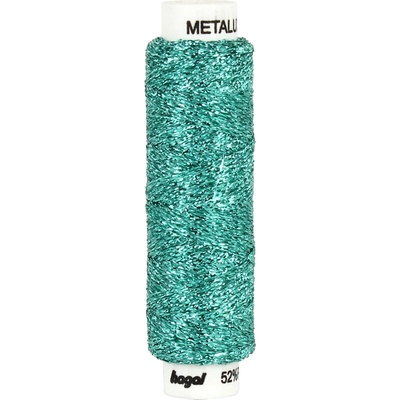 Nitě vyšívací Metalux - 0,2mm/100m nit Metalux: 626 Paví zeleň