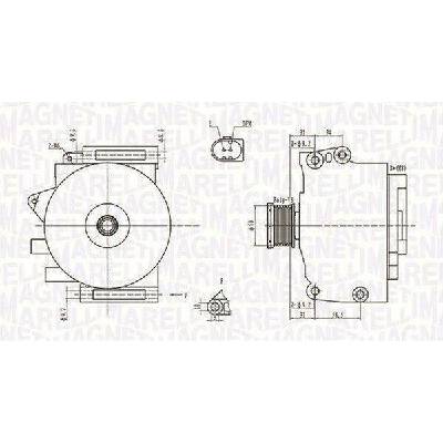 Generátor MAGNETI MARELLI 063731764010