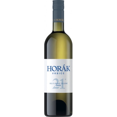 Horák Veltlínské zelené pozdní sběr 2023 12,5% 0,75 l (čistá fľaša)