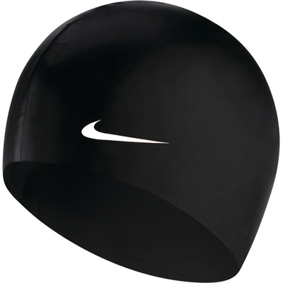 Плувна шапка Nike Solid Silicone Swimming Cap Adults - Black/White