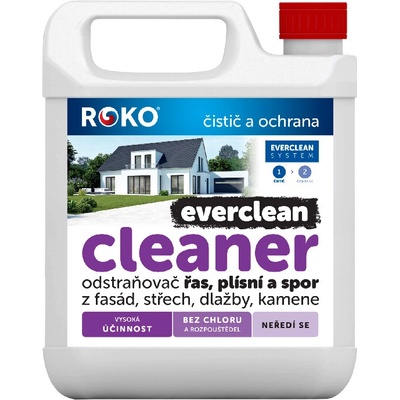 Čistící přípravek na fasádu, střechu a dlažbu ROKO EVERCLEAN CLEANER 5 l
