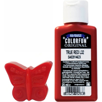 Colorfun barva do pryskyřice červená 25 ml – Hledejceny.cz