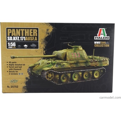 Italeri Talianeri Tank Sd.kfz. 171 Panther Ausf.a Military 1945 1:56 /