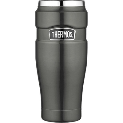 Thermos Vodotěsný termohrnek metalická šedá 470 ml
