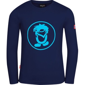 Trollkids Детска блуза с дълъг ръкав Trollkids Kid's Troll Longsleeve - Navy / Medium Blue - размер 92 (EU) (704-1807-0411)
