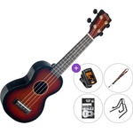 Mahalo MJ1 3TS Standard SET 3-Tone Sunburst Сопрано укулеле (MJ1-3TS-STANDARD-SET)