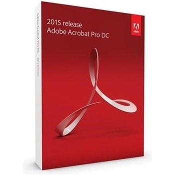 Adobe Acrobat Pro DC 12 CZ WIN Upgrade z verzí 10 a 11 Box