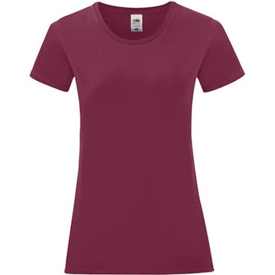 Fruit of the Loom Dámské triko 61-432-0 Burgundy