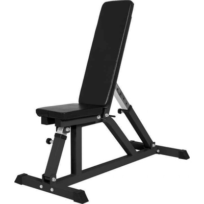 Gorilla Sports polohovatelná posilovací lavička 119 cm černá