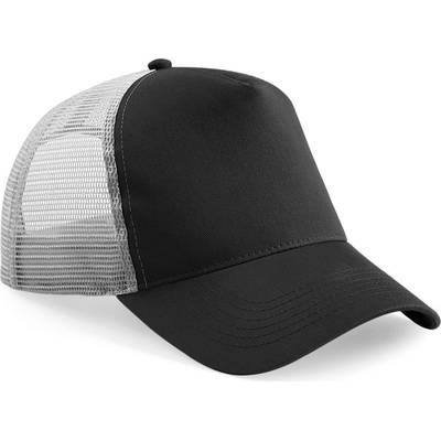 Beechfield B640 5 panelová Trucker 53.064 Black/Light Grey