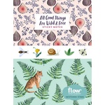 Workman Publishing All Good Things Are Wild and Free Sticky Notes | Astrid van der Hulst, Editors of Flow Magazine