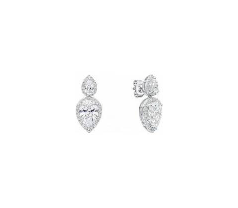 Diamonfire strieborné náušnice E6596