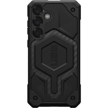 Urban Armor Gear MagSafe Противоударен Калъф за Samsung S25 Plus, UAG Monarch Pro Carbon Fiber Case, Черен (840283918360)