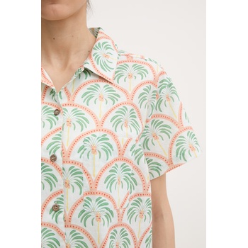 Hurley риза дамска памучна BEACH (WVSEU00009)