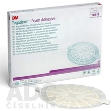 3M TEGADERM Foam Adhesive (90616) penové krytie na rany, adhezívne, ovál 19 cm x 22,2 cm, 1x5 ks