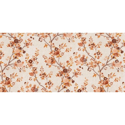 Sanem Plastik 1602 PVC ubrus Florista květy v rozpuku hnědá role 20 m 140cm x2000cm