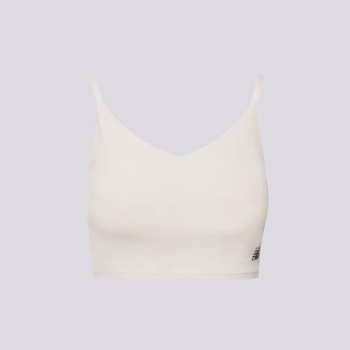 New Balance Топ Linear Heritage Soft Bra дамски Дрехи Тениски WB41030MNK Сив S (WB41030MNK)