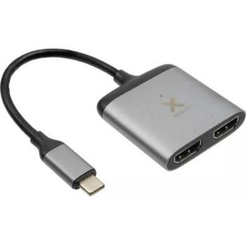 Image 1 of Xtorm Адаптер Xtorm - 8913, USB-C/2x HDMI, черен (8913)